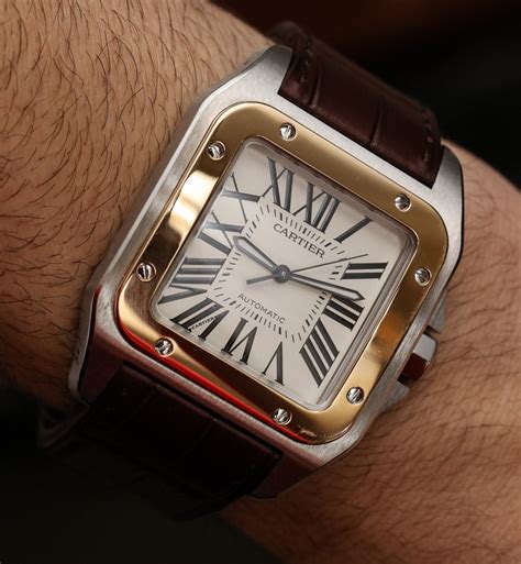 cinturino cartier santos 100|Cartier Santos 100 watch.